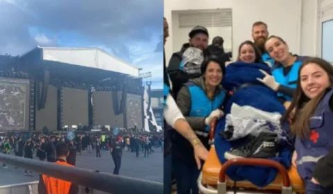 Ao som de ‘Enter Sandman’, mulher dá à luz em show do Metallica em Curitiba