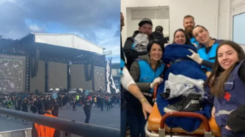 Ao som de ‘Enter Sandman’, mulher dá à luz em show do Metallica em Curitiba