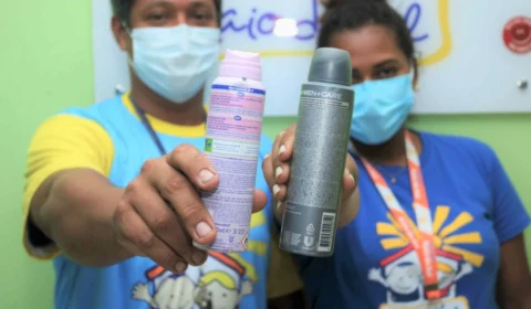 Em Manaus, Hemoam recebe doações de embalagens metálicas de desodorante aerossol