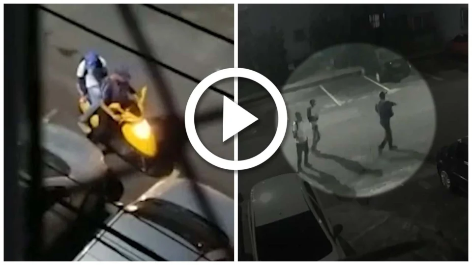 VÍDEO: três suspeitos fazem arrastão em residencial da Zona Norte de Manaus