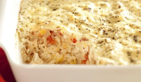 RECEITA FÁCIL: aprenda a fazer arroz integral de forno