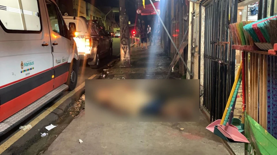 Homem é perseguido e executado a tiros no Centro de Manaus
