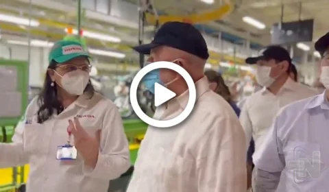 VÍDEO: Lula visita fábrica Moto Honda da Amazônia no Polo Industrial de Manaus