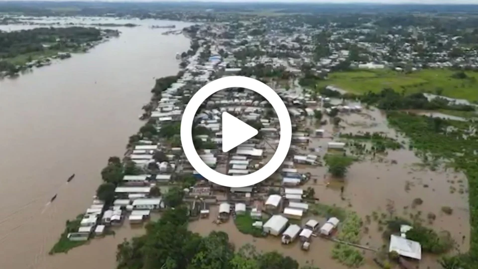 VÍDEO: fenômeno La Niña deixa mais de 3 mil casas debaixo d ‘água no interior do Amazonas