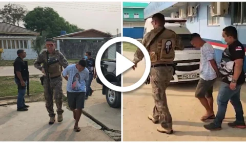 VÍDEO: polícia prende suspeito de assassinato em lixão no município Eirunepé, no interior do Amazonas