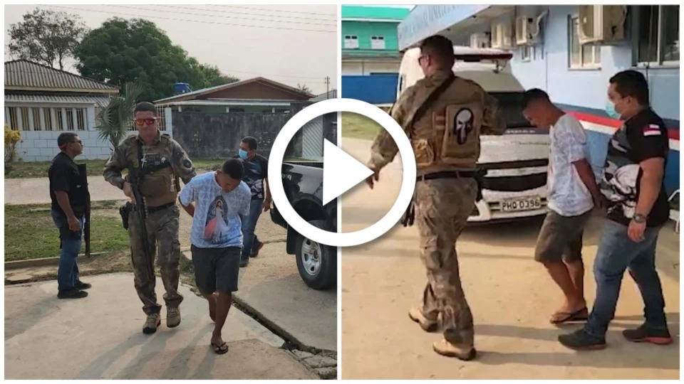 VÍDEO: polícia prende suspeito de assassinato em lixão no município Eirunepé, no interior do Amazonas