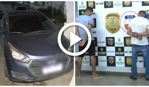 VÍDEO: suspeitos sequestram motorista de app para assaltar em carro na Zona Leste de Manaus