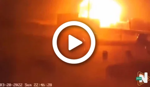 VÍDEO: câmera de segurança flagra momento de explosão em shopping center de Kiev, na Ucrânia