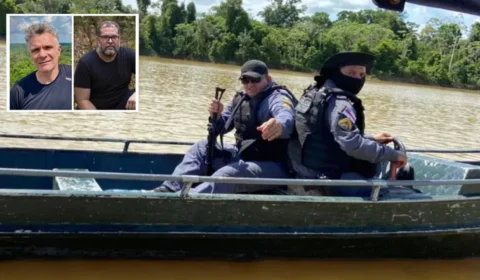 Perícia é realizada na lancha de suspeito pelo desaparecimento de indigenista e jornalista no AM