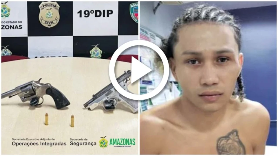 VÍDEO: operação prende homem que estava ameaçando pessoas na Zona Oeste de Manaus
