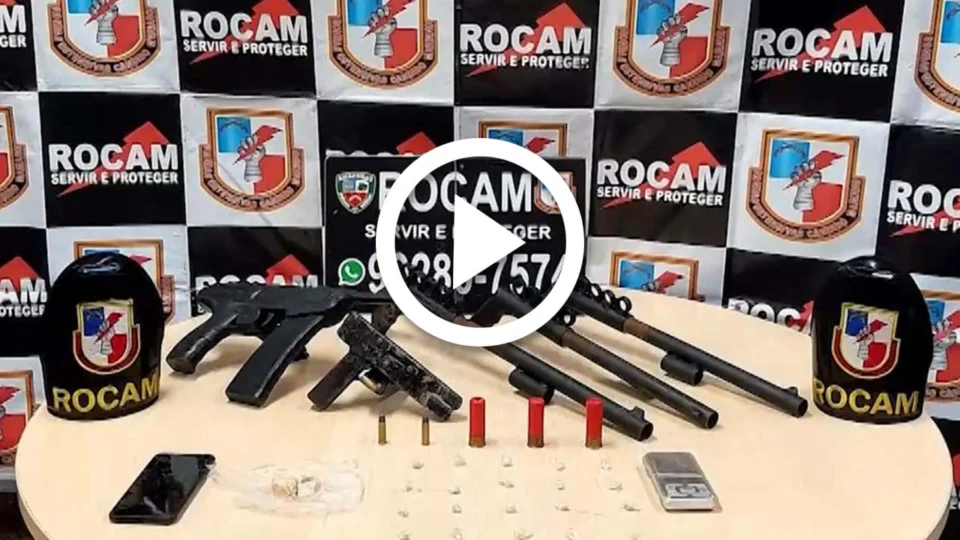 VÍDEO: ‘seguranças de boca de fumo’ são presos pela polícia na Zona Oeste de Manaus