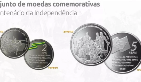 Banco Central lança moeda colorida para celebrar 200 anos da Independência do Brasil