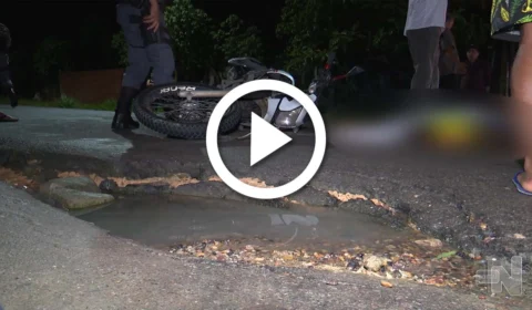 VÍDEO: motociclista morre em acidente de trânsito na Zona Oeste de Manaus