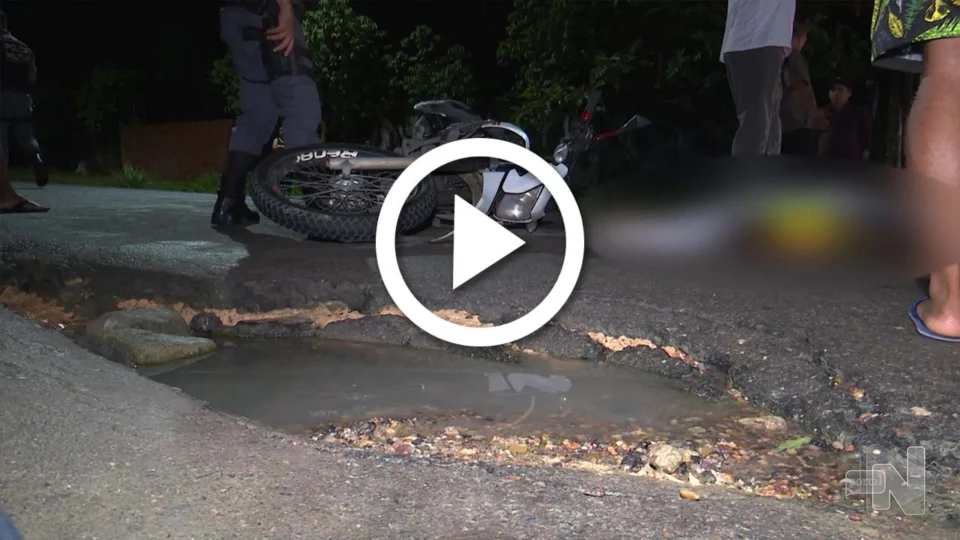 VÍDEO: motociclista morre em acidente de trânsito na Zona Oeste de Manaus