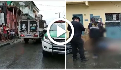VÍDEO: homem de 25 anos foi perseguido e morto a tiros no bairro São Lázaro, Zona Sul de Manaus