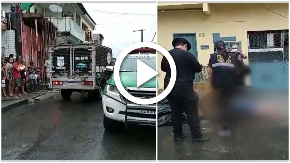 VÍDEO: homem de 25 anos foi perseguido e morto a tiros no bairro São Lázaro, Zona Sul de Manaus