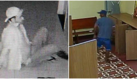 Dupla é procurada por furtar paróquia na Zona Oeste de Manaus