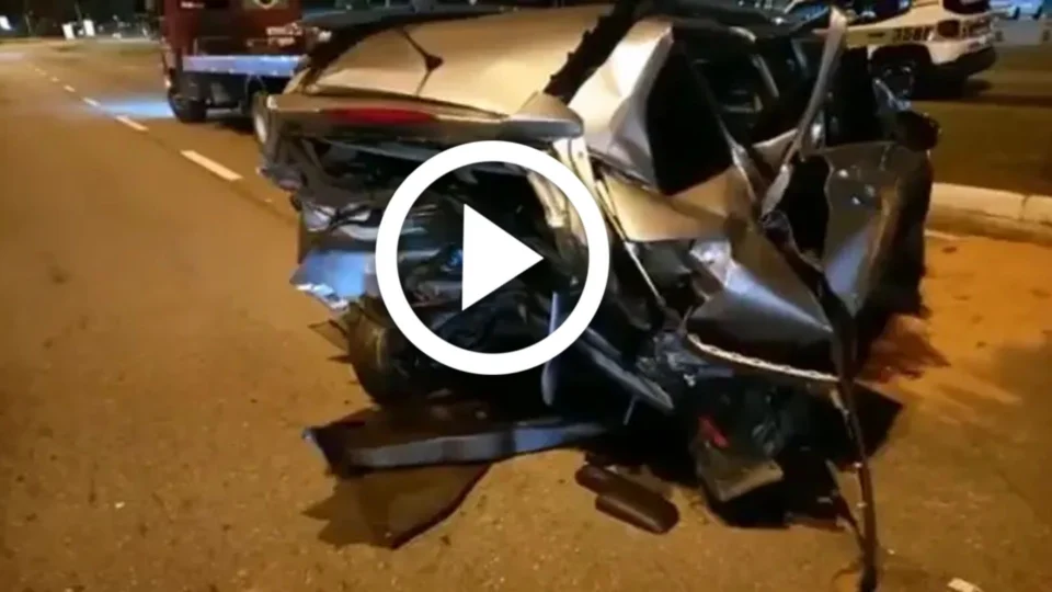 VÍDEO: empresário morre após ter carro atingido por veículo que disputava racha em Santa Catarina
