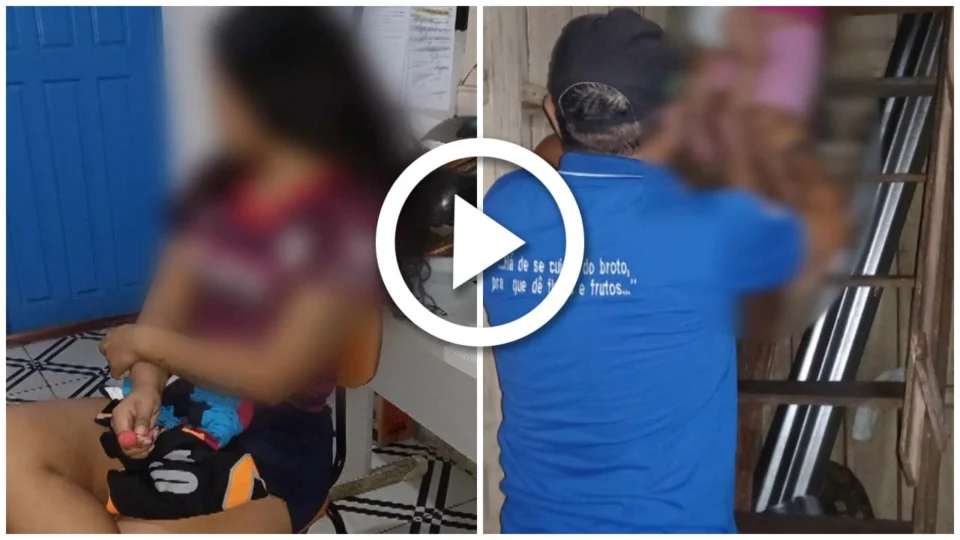 VÍDEO: mulher deixa filhos sozinhos em casa e passa dia em bar no interior do Amazonas