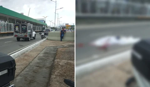 Idoso morre após ser atropelado por motocicleta em avenida de Manaus