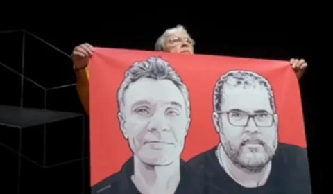 Bruno Pereira e Dom Phillips são homenageados durante show de Caetano Veloso