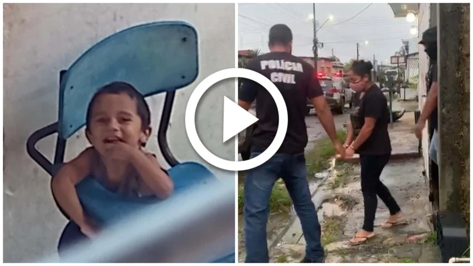 VÍDEO: suspeita de agredir e matar o filho é presa preventivamente na Zona Oeste de Manaus