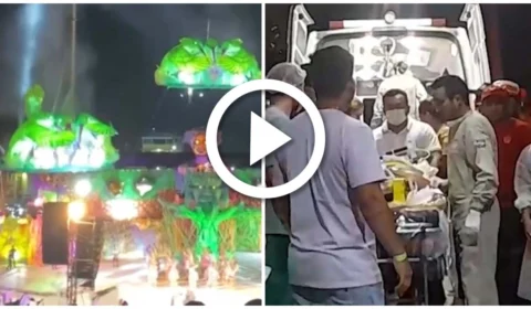 VÍDEO: vítimas de tragédia em Festival de Cirandas de Manacapuru são transferidas para hospital em Manaus