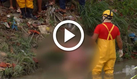 VÍDEO: corpo seminu é encontrado em igarapé na Zona Leste de Manaus