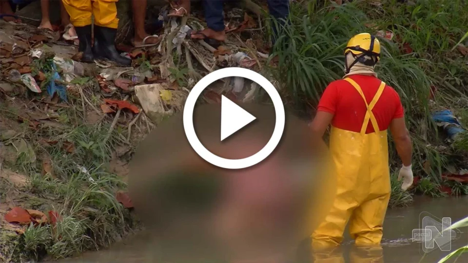 VÍDEO: corpo seminu é encontrado em igarapé na Zona Leste de Manaus