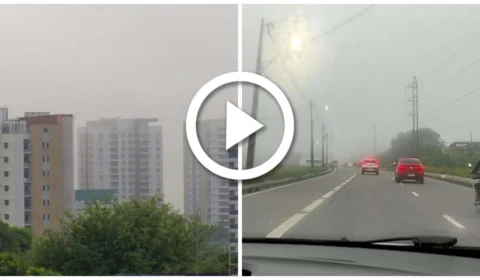 Vídeo: Manaus amanhece com forte neblina nesta segunda-feira