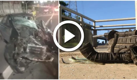 VÍDEO: mulher morre depois de bater carro em ponto de ônibus, na Zona Norte de Manaus