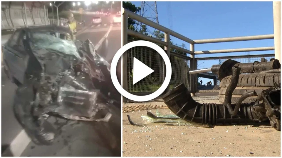 VÍDEO: mulher morre depois de bater carro em ponto de ônibus, na Zona Norte de Manaus