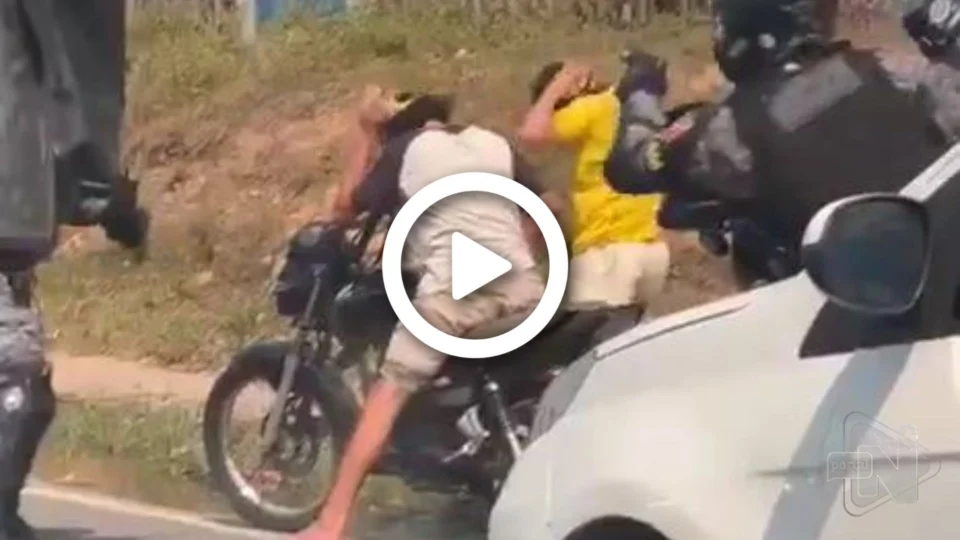 VÍDEO: policiais da Rocam capturam dupla suspeita de aplicar assaltos na Zona Centro-Sul de Manaus