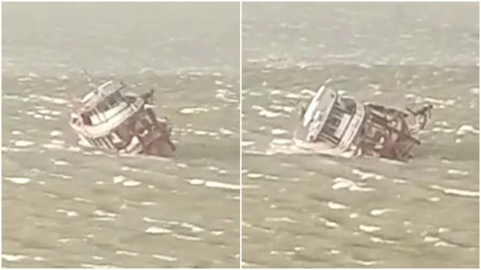 VÍDEO: temporal afunda embarcação e destelha casas em Jutaí, no AM