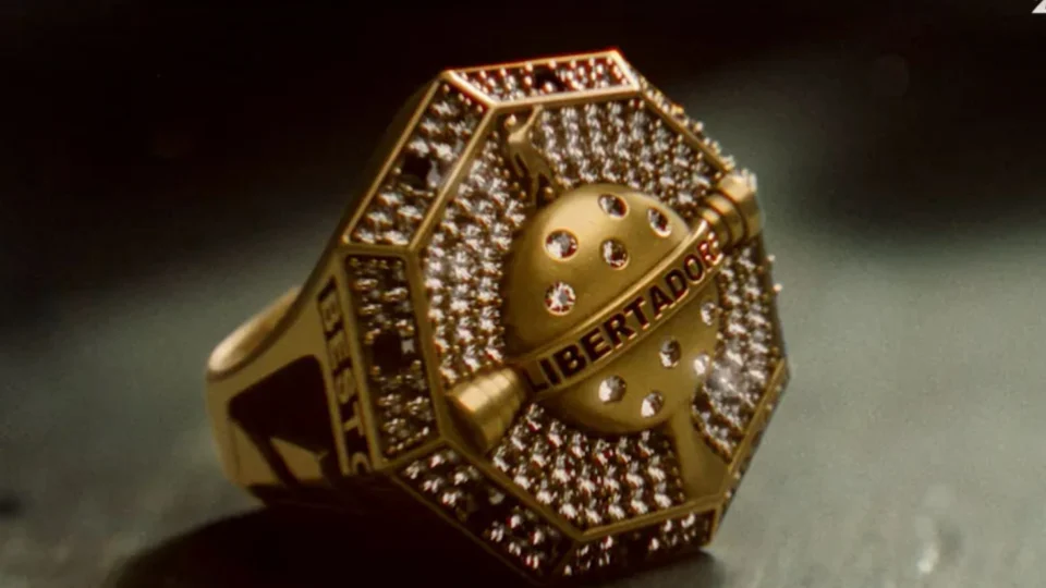 Melhor jogador da Libertadores da América receberá um anel com 125 diamantes