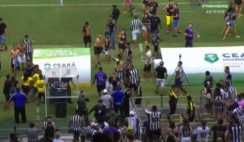 Confusão marca empate de 1 a 1 entre Ceará e Cuiabá pelo Campeonato Brasileiro