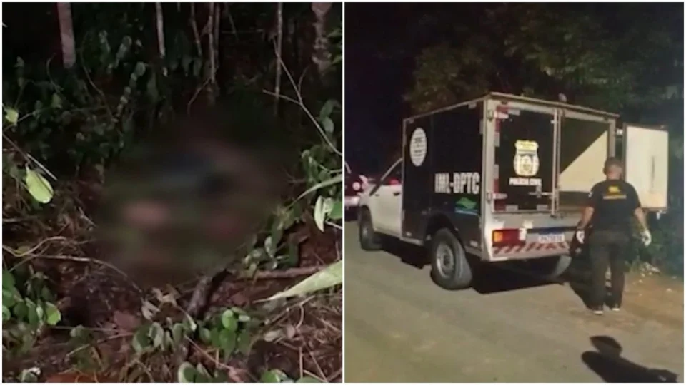 VÍDEO: corpo com sinais de tortura é encontrado em uma área de mata de Manaus