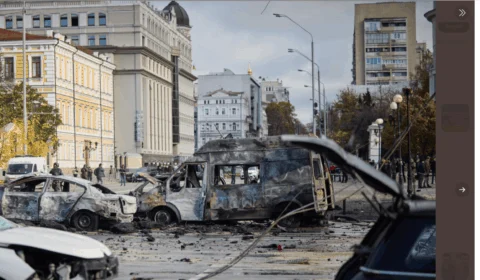 Após ataques russos, Presidente da França promete mais armas à Ucrânia