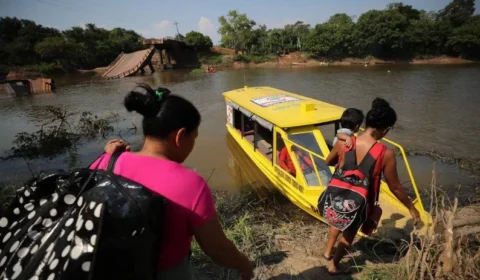Eleitores terão transporte fluvial gratuito no local que ponte desabou no AM
