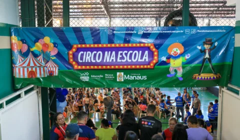 Projeto ‘Circo na Escola’ é realizado neste domingo na Zona Norte de Manaus