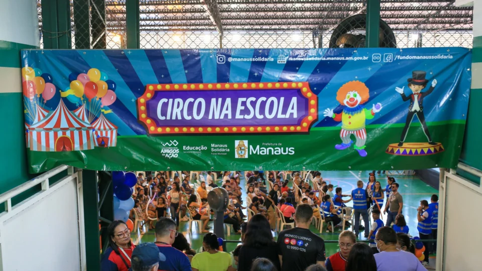 Projeto ‘Circo na Escola’ é realizado neste domingo na Zona Norte de Manaus