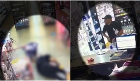 VÍDEO: suspeito é baleado durante assalto dentro de loja do Centro de Manaus