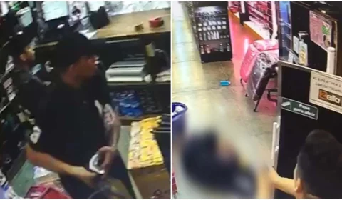 VÍDEO: suspeito é baleado em loja que assaltava no Centro, Zona Sul de Manaus