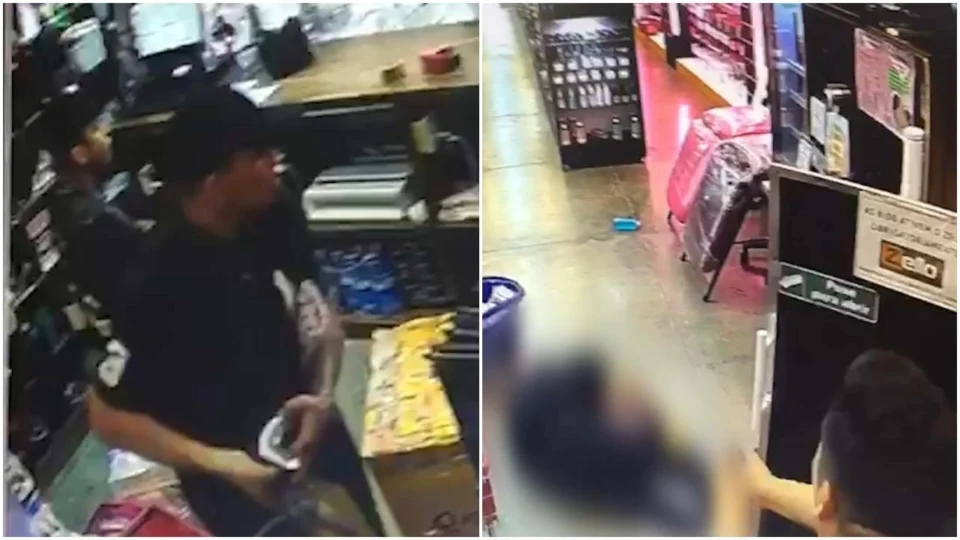 VÍDEO: suspeito é baleado em loja que assaltava no Centro, Zona Sul de Manaus