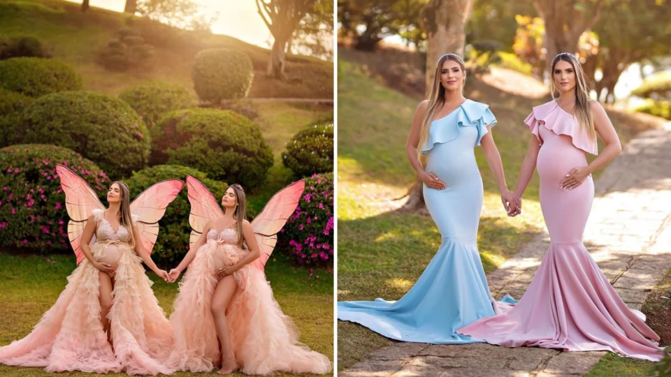 Gêmeas do nado sincronizado dizem que não planejaram ‘gravidez simultânea’