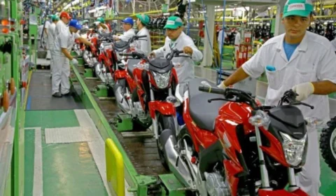 Produção de motos no Polo Industrial de Manaus tem melhor desempenho desde setembro de 2013