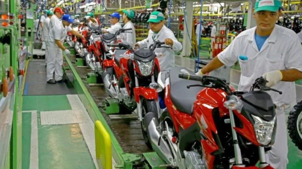 Produção de motos no Polo Industrial de Manaus tem melhor desempenho desde setembro de 2013