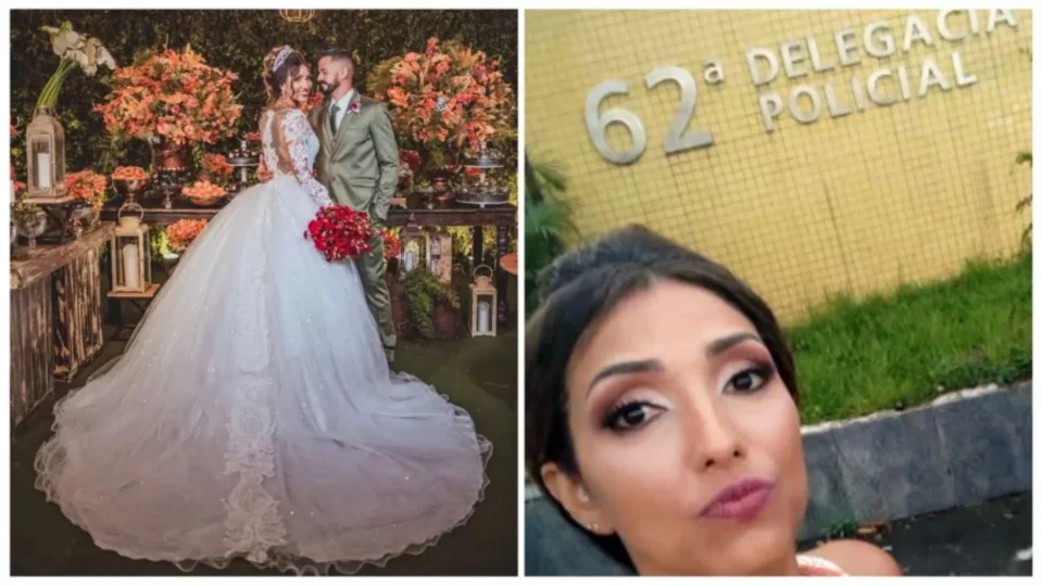 Noiva tem vestido roubado em assalto no RJ e passa noite de núpcias na delegacia