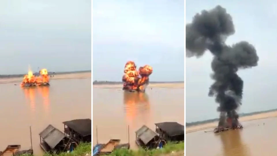 Lex Et Ordo: PF destrói 81 balsas de garimpo ilegal no Rio Madeira, no AM