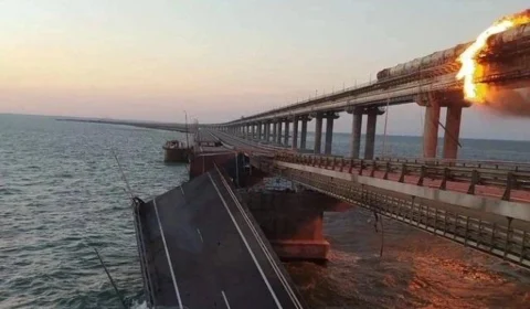 Três pessoas morrem durante explosão de ponte entre Rússia e Crimeia